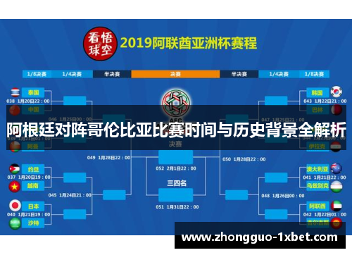 阿根廷对阵哥伦比亚比赛时间与历史背景全解析